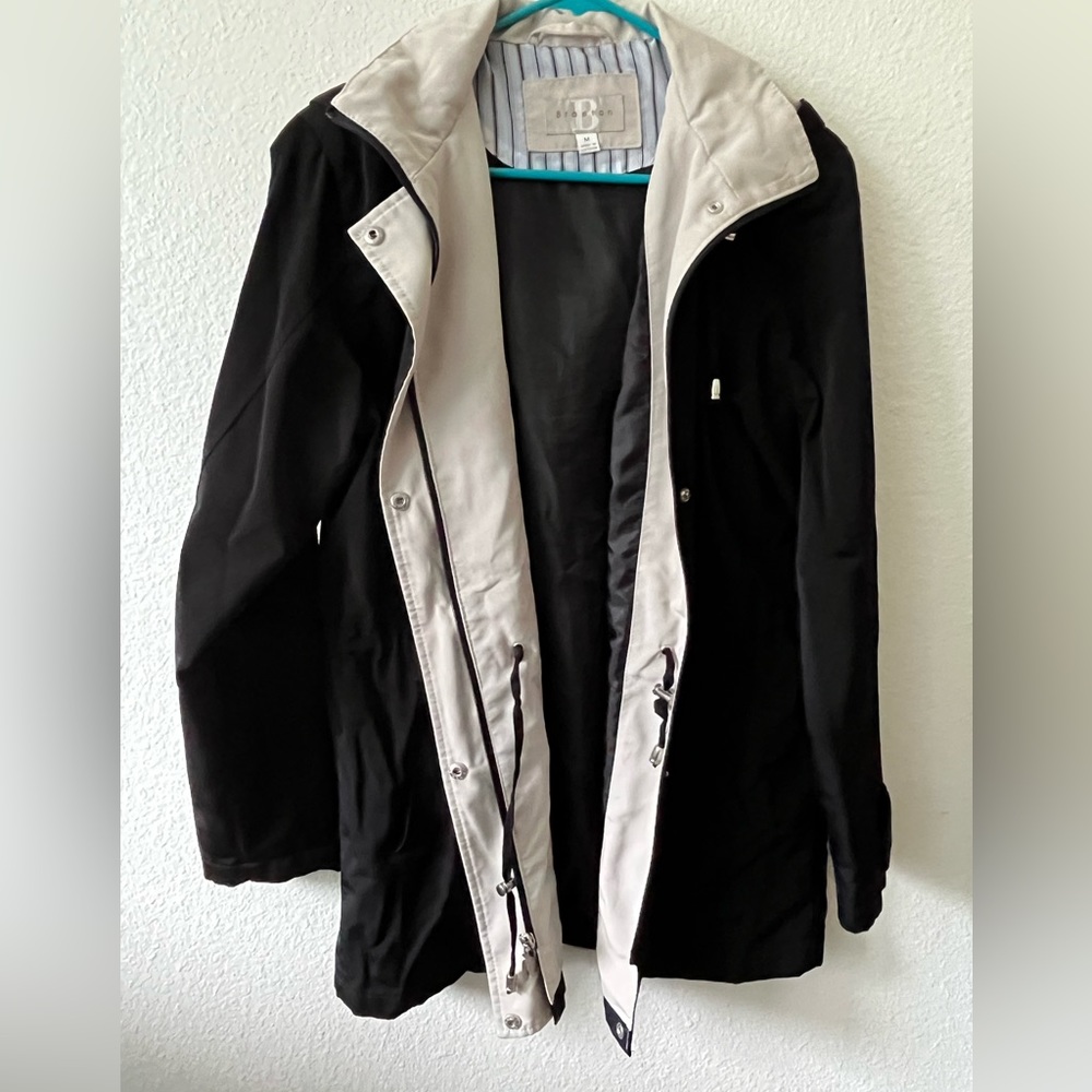 Braetan Black Hooded Jacket